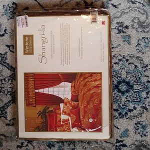 Jacquard Drapes With Tie Backs Westone Collection Shangri-la Luxury NWT
